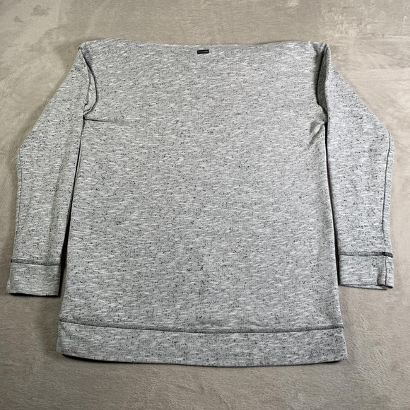 Columbia Sweatshirt Womens Large Gray Heather French Terry Tunic Pullover Lounge - Picture 8 of 10